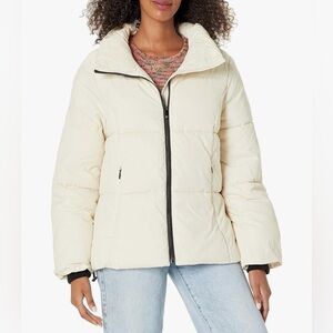 Anne Klein womens Short Puffer | Large